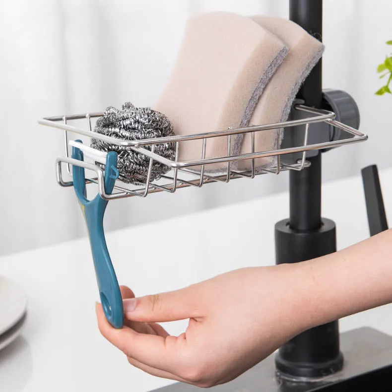 Faucet Storage Rack Sponge Holder