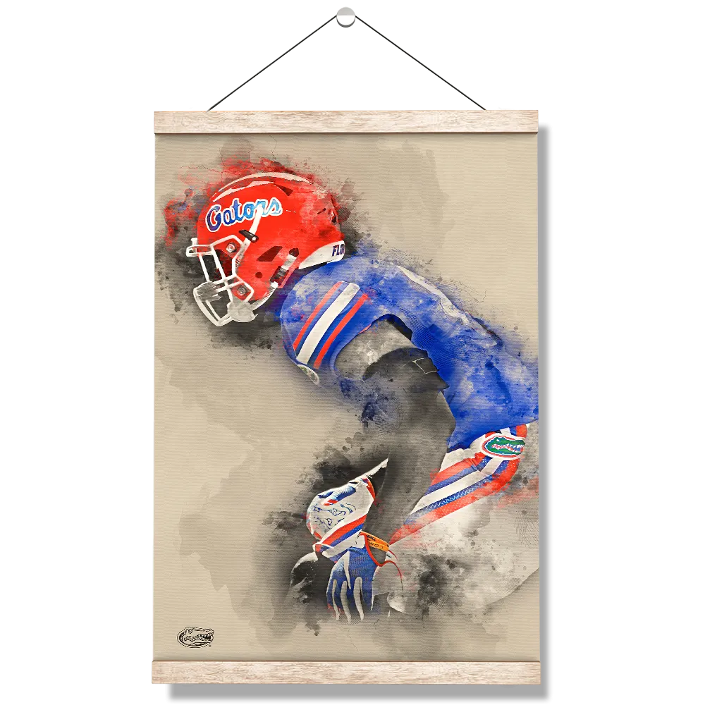 Florida Gators - Gator Defend Watercolor