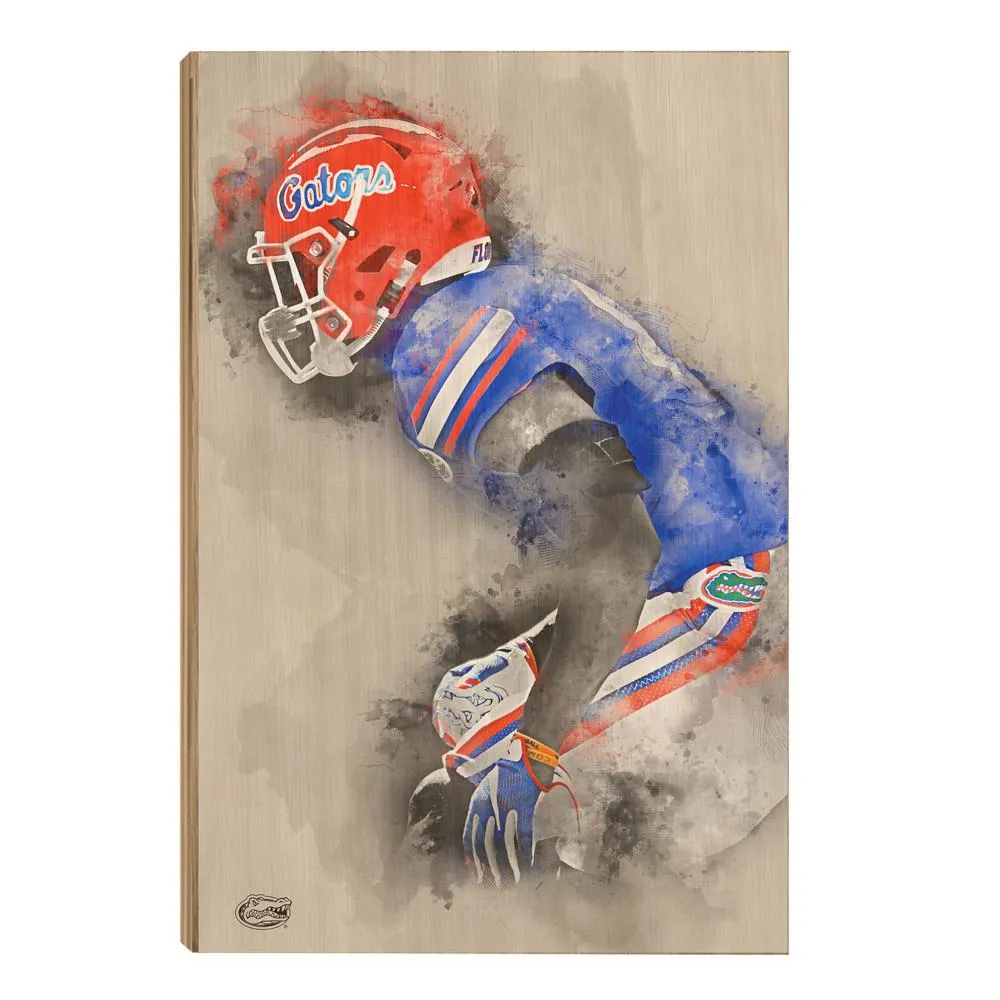 Florida Gators - Gator Defend Watercolor