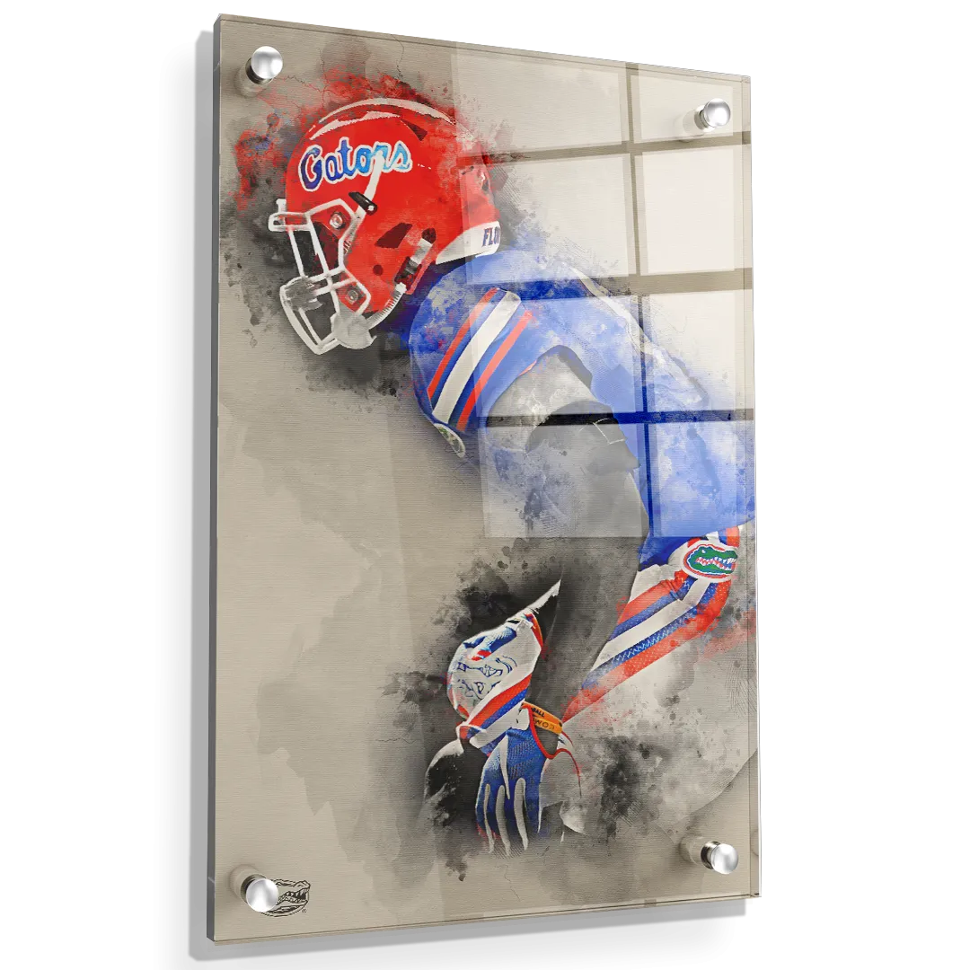 Florida Gators - Gator Defend Watercolor