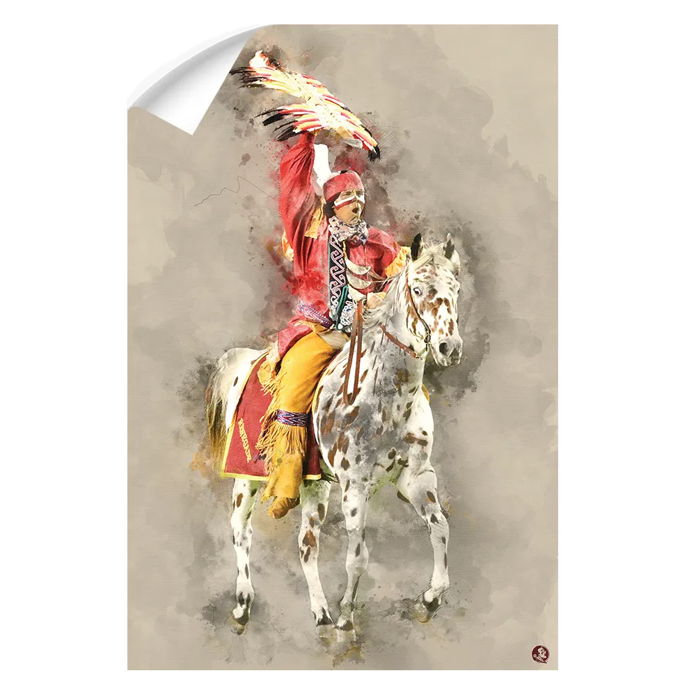 Florida State Seminoles - Osceola Watercolor