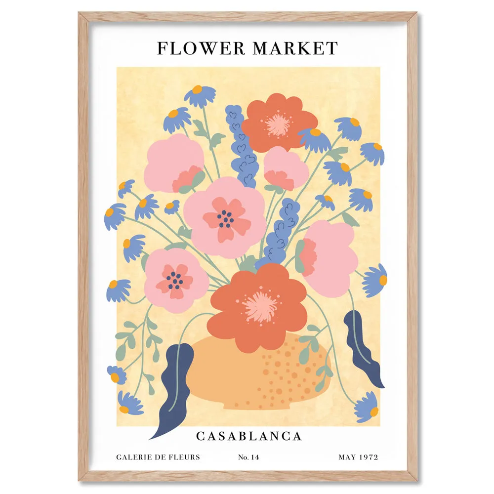 Flower Market | Casablanca - Art Print