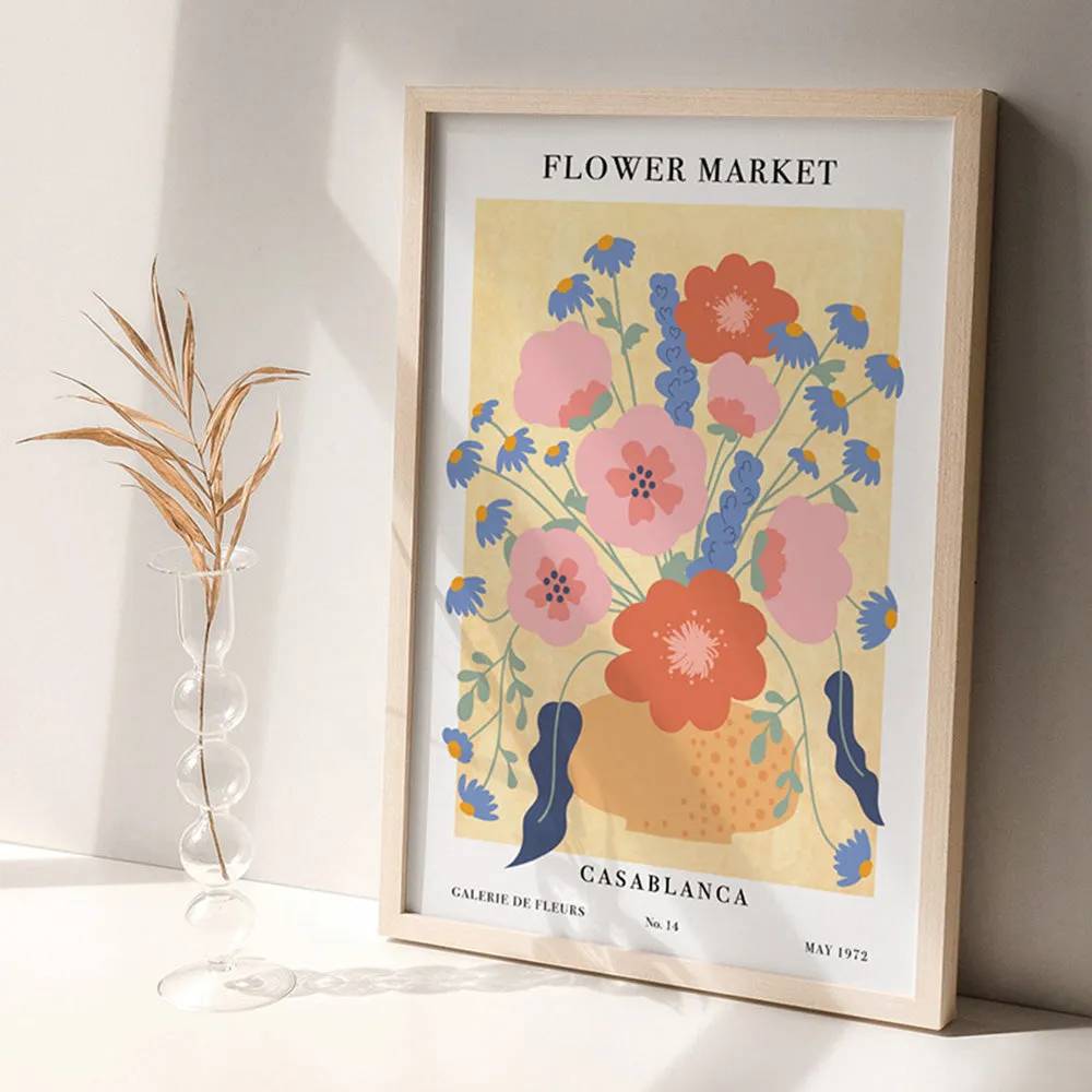 Flower Market | Casablanca - Art Print