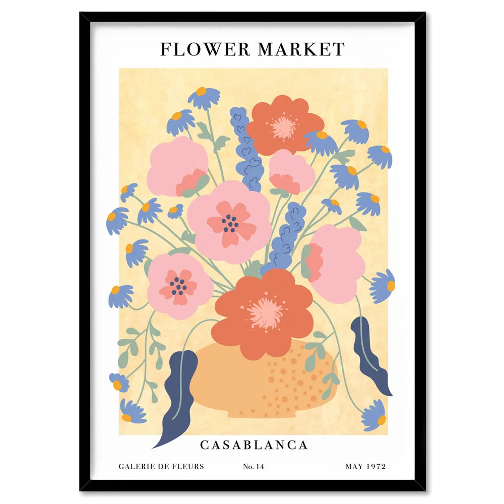 Flower Market | Casablanca - Art Print