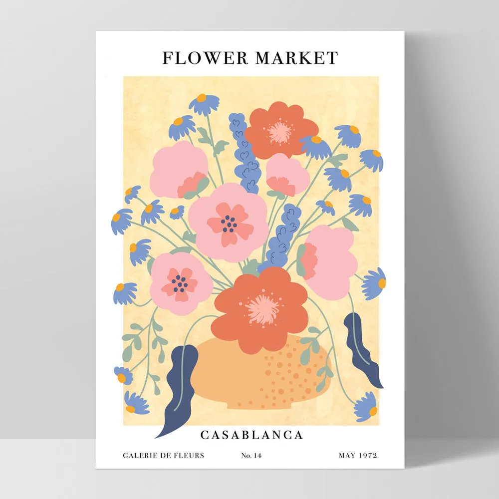 Flower Market | Casablanca - Art Print