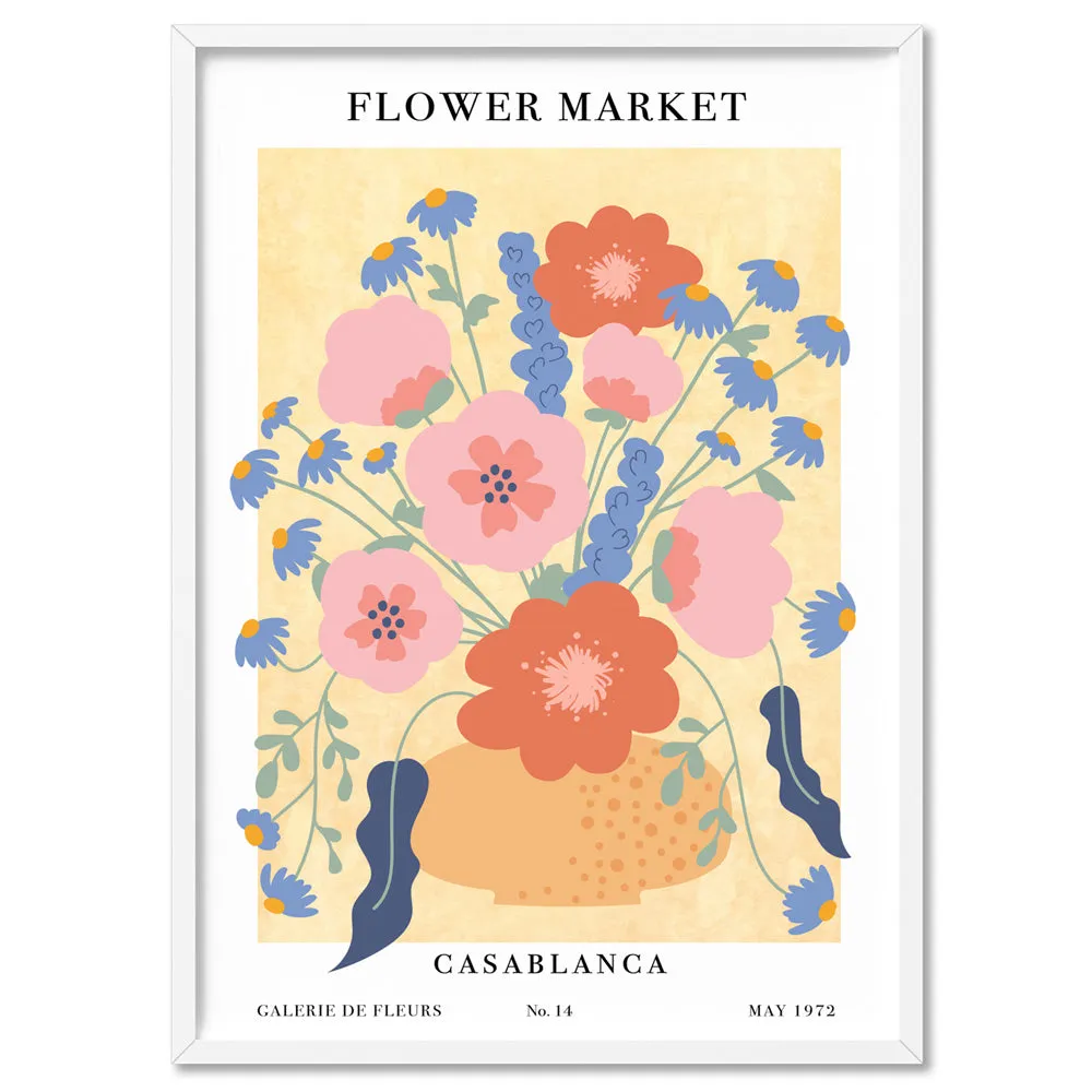 Flower Market | Casablanca - Art Print