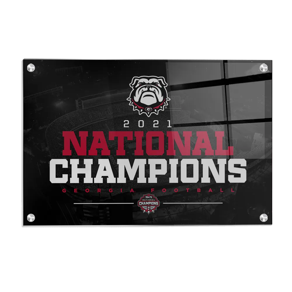 Georgia Bulldogs - 2021 National Champions Georgia Bulldogs