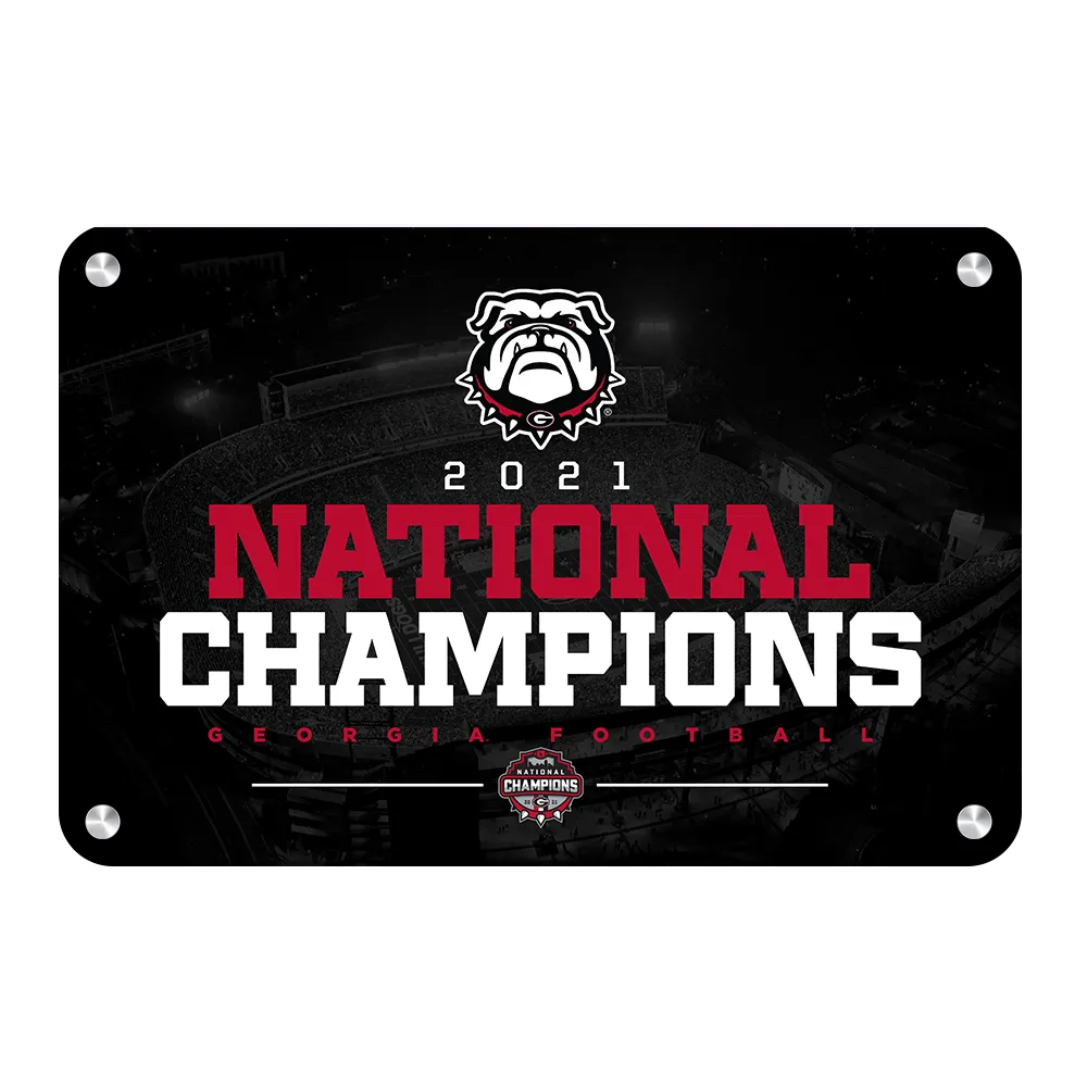 Georgia Bulldogs - 2021 National Champions Georgia Bulldogs