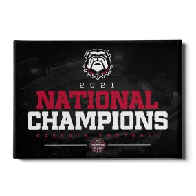 Georgia Bulldogs - 2021 National Champions Georgia Bulldogs