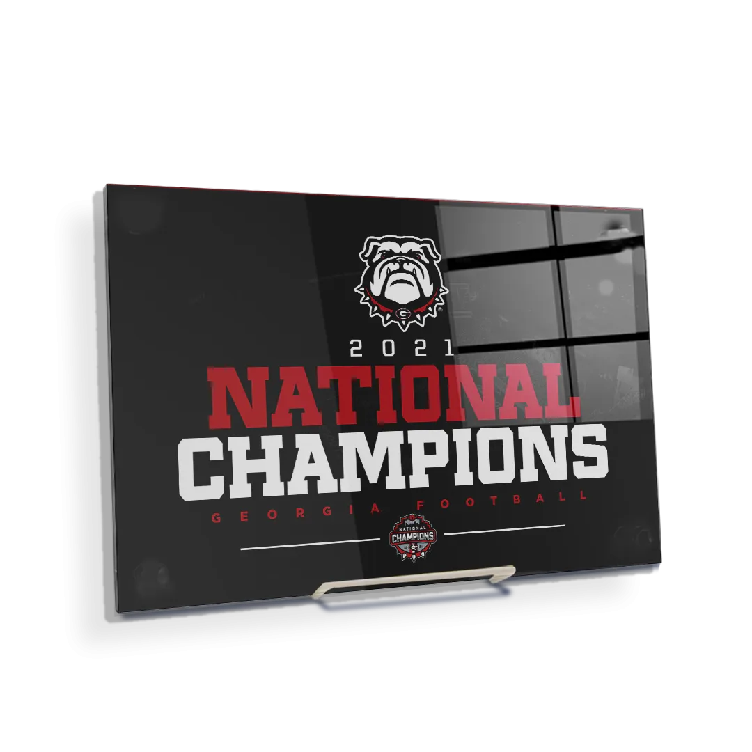 Georgia Bulldogs - 2021 National Champions Georgia Bulldogs