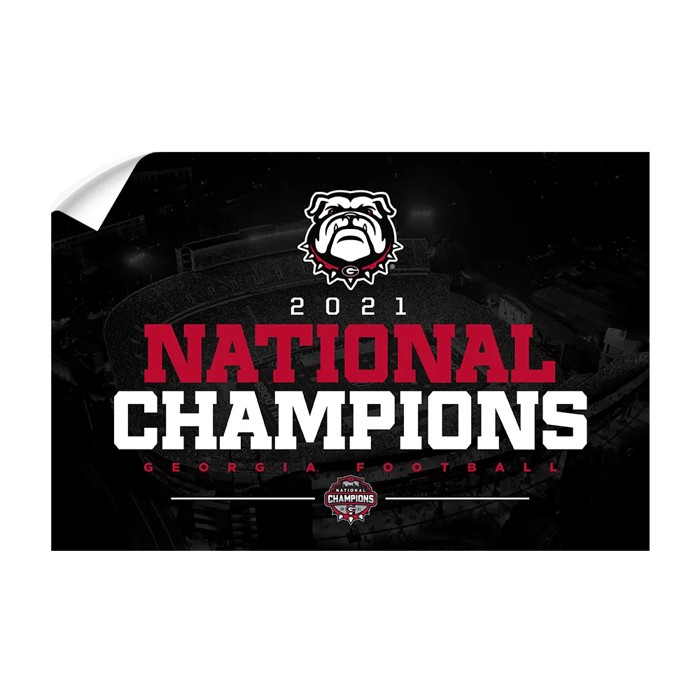 Georgia Bulldogs - 2021 National Champions Georgia Bulldogs