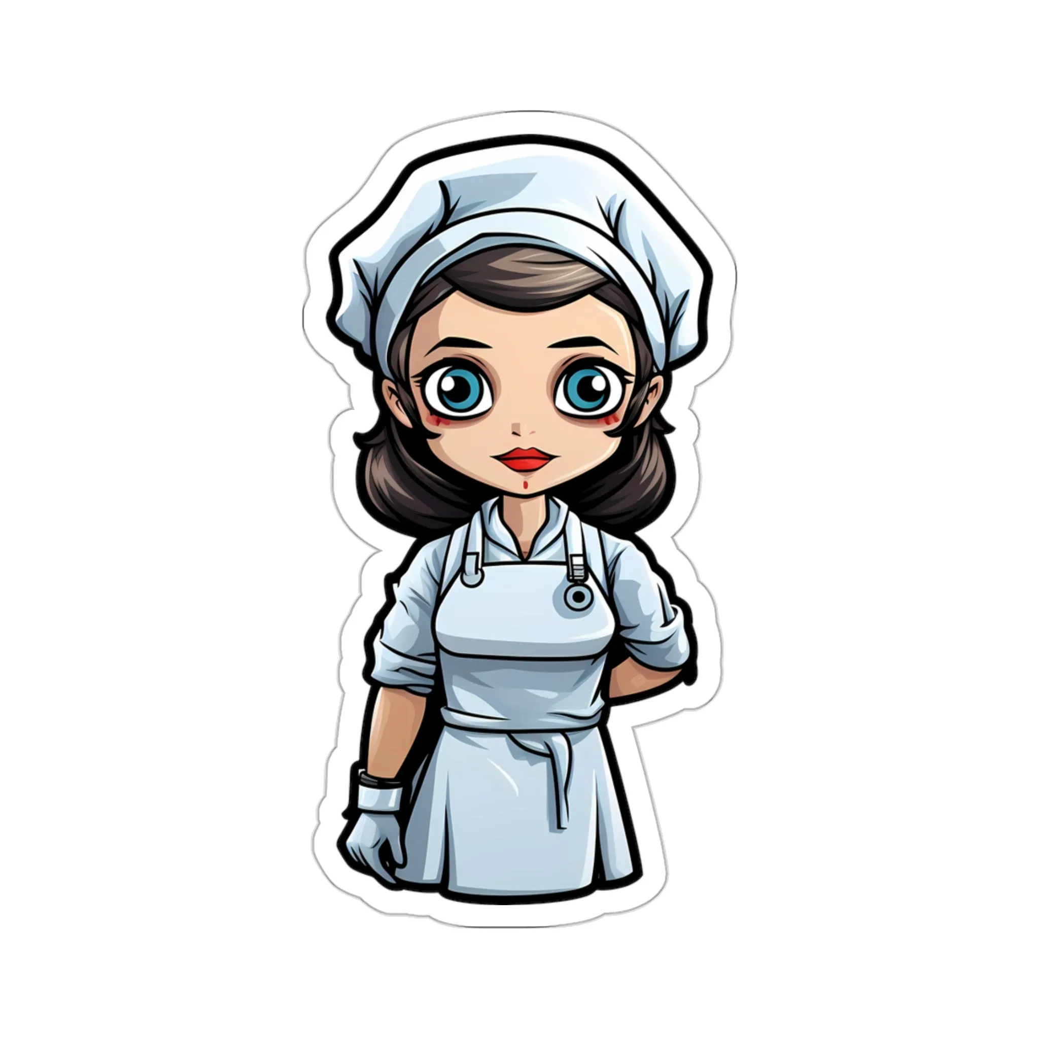 Get Hauntingly Creative with Halloween Zombie Nurse Stickers