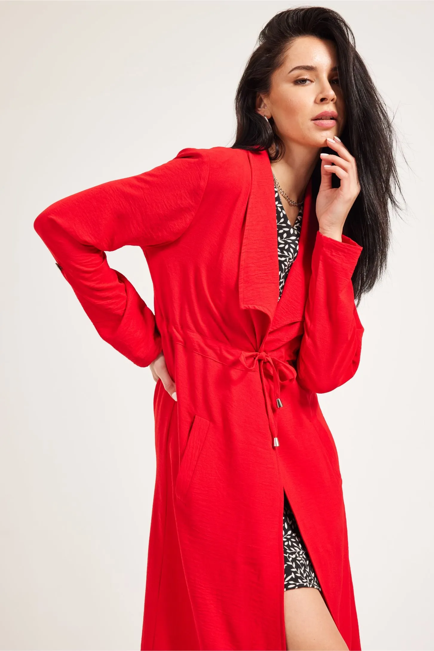 HAPPY HOUR CARDIGAN - RED