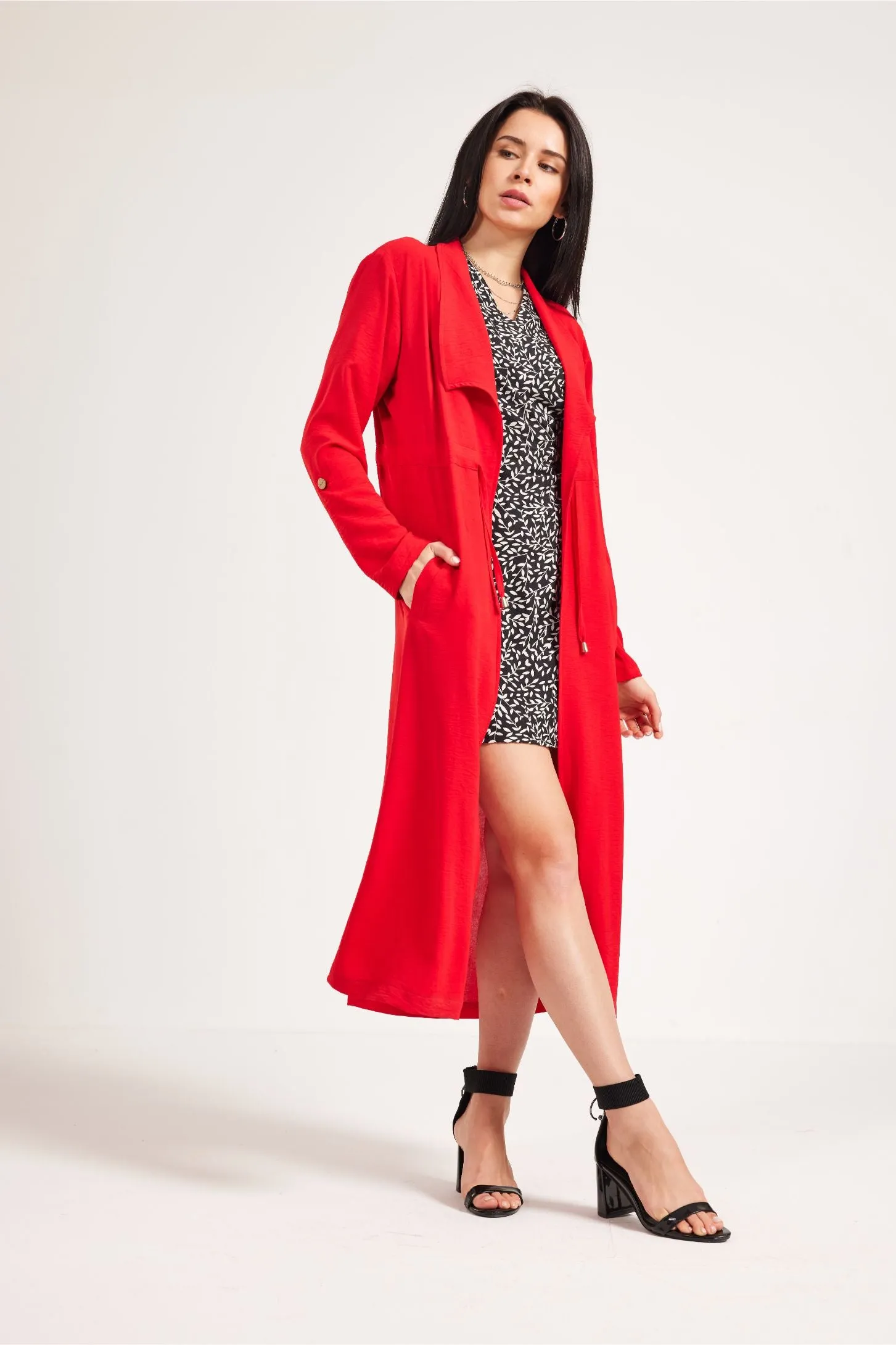 HAPPY HOUR CARDIGAN - RED