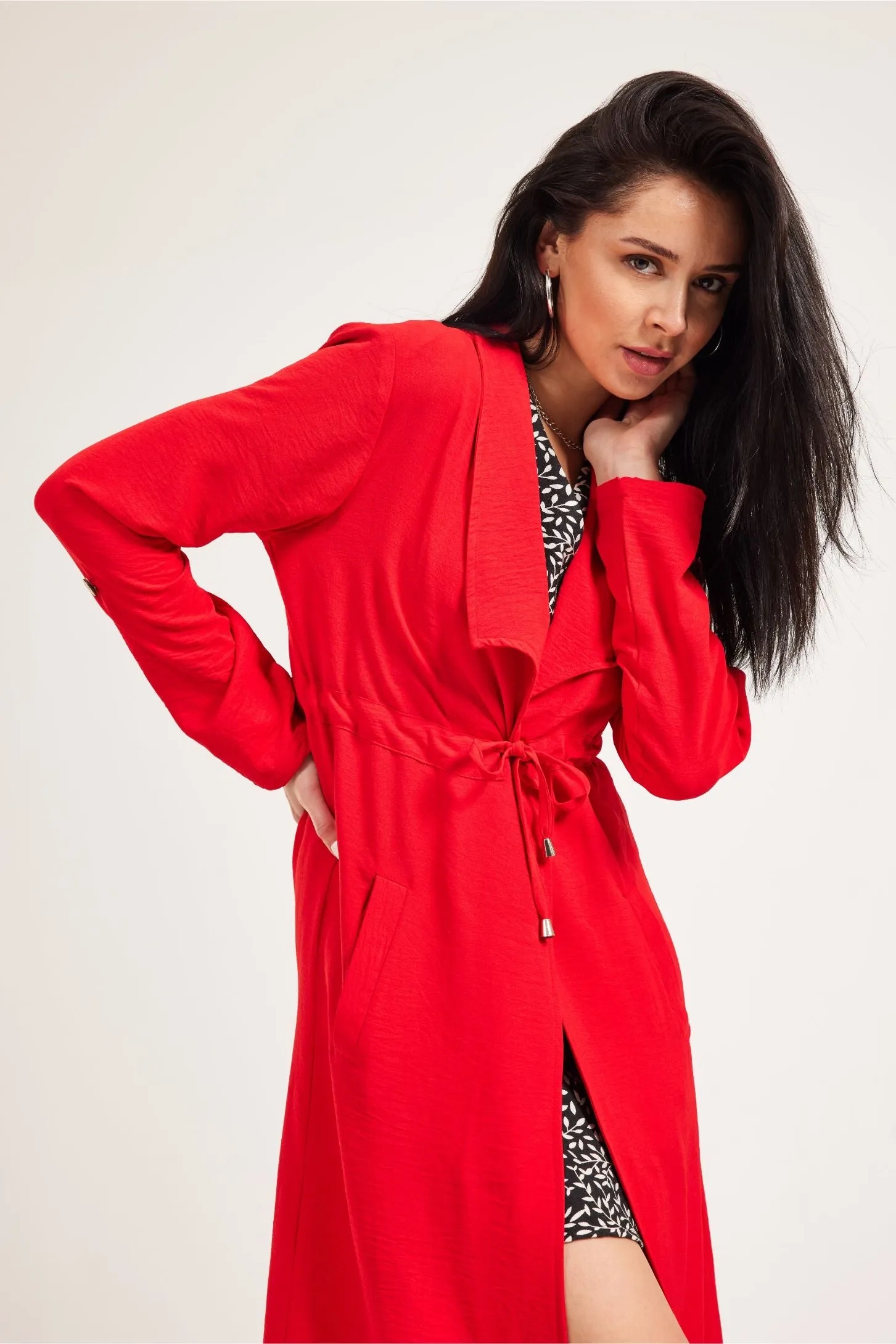 HAPPY HOUR CARDIGAN - RED