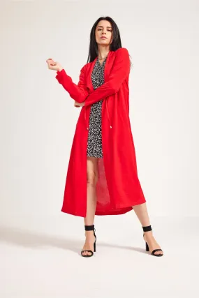 HAPPY HOUR CARDIGAN - RED