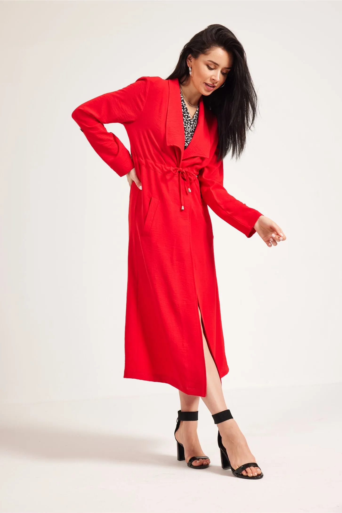 HAPPY HOUR CARDIGAN - RED