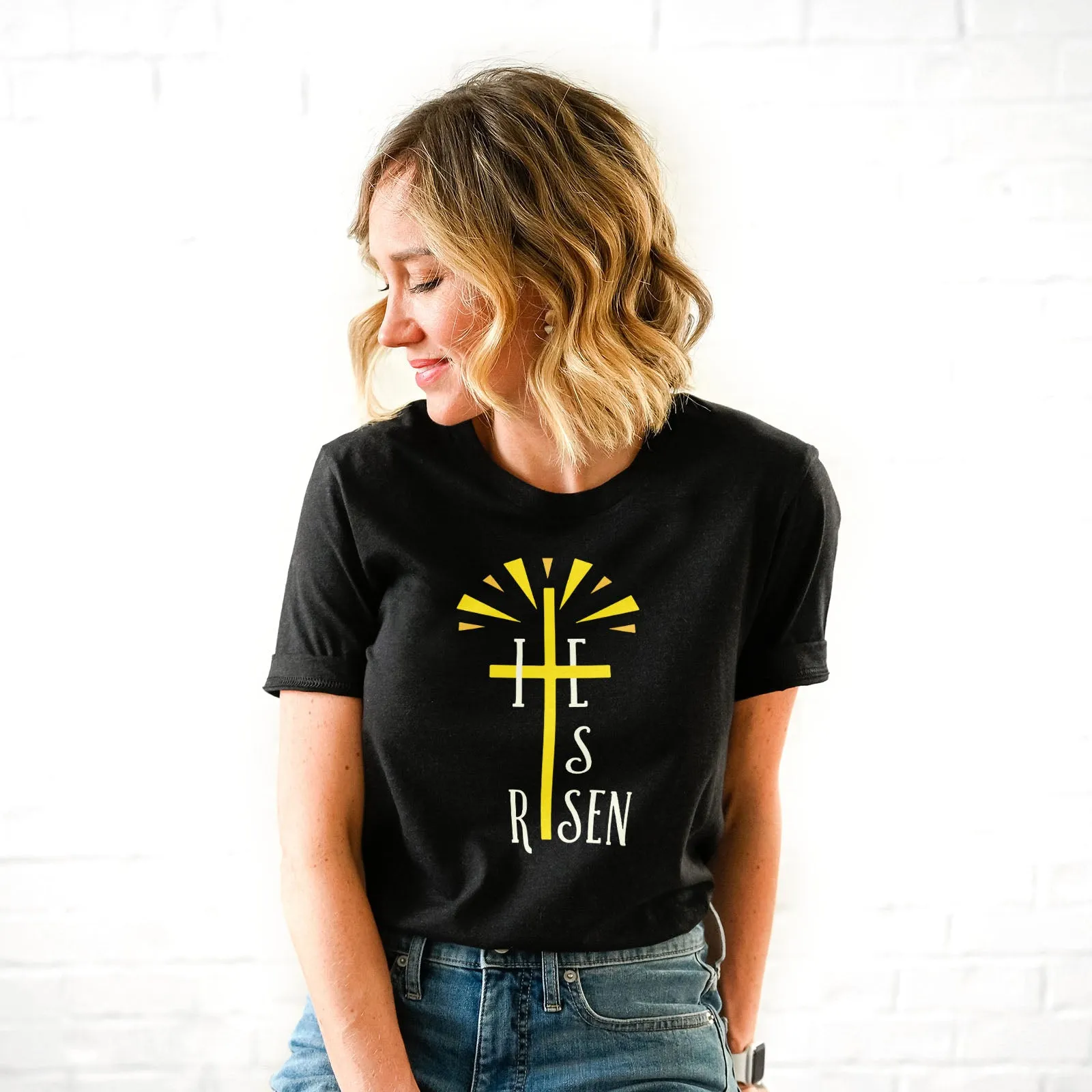 He Is Risen Tee