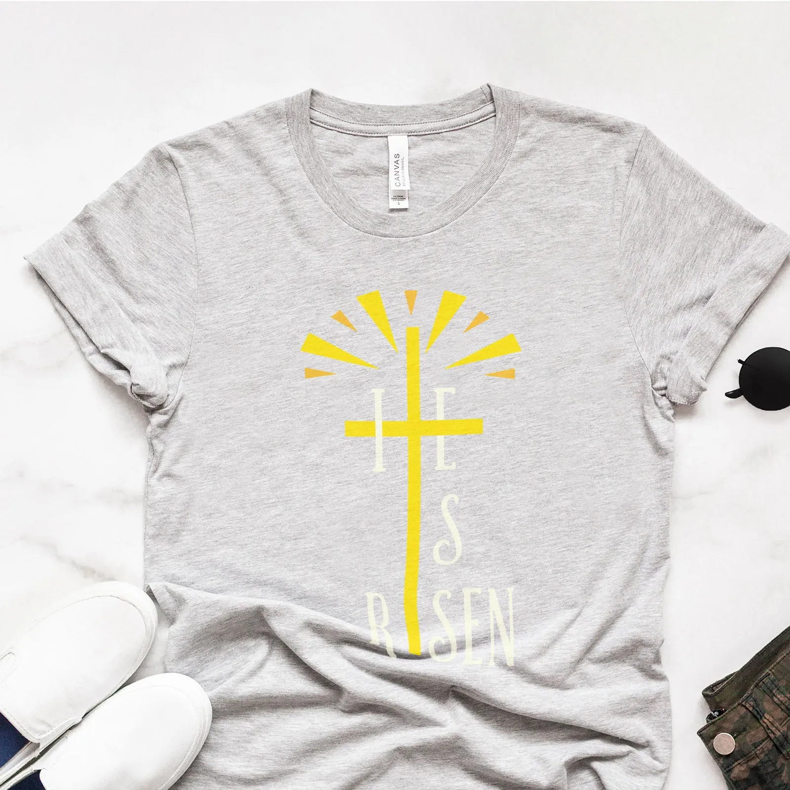 He Is Risen Tee