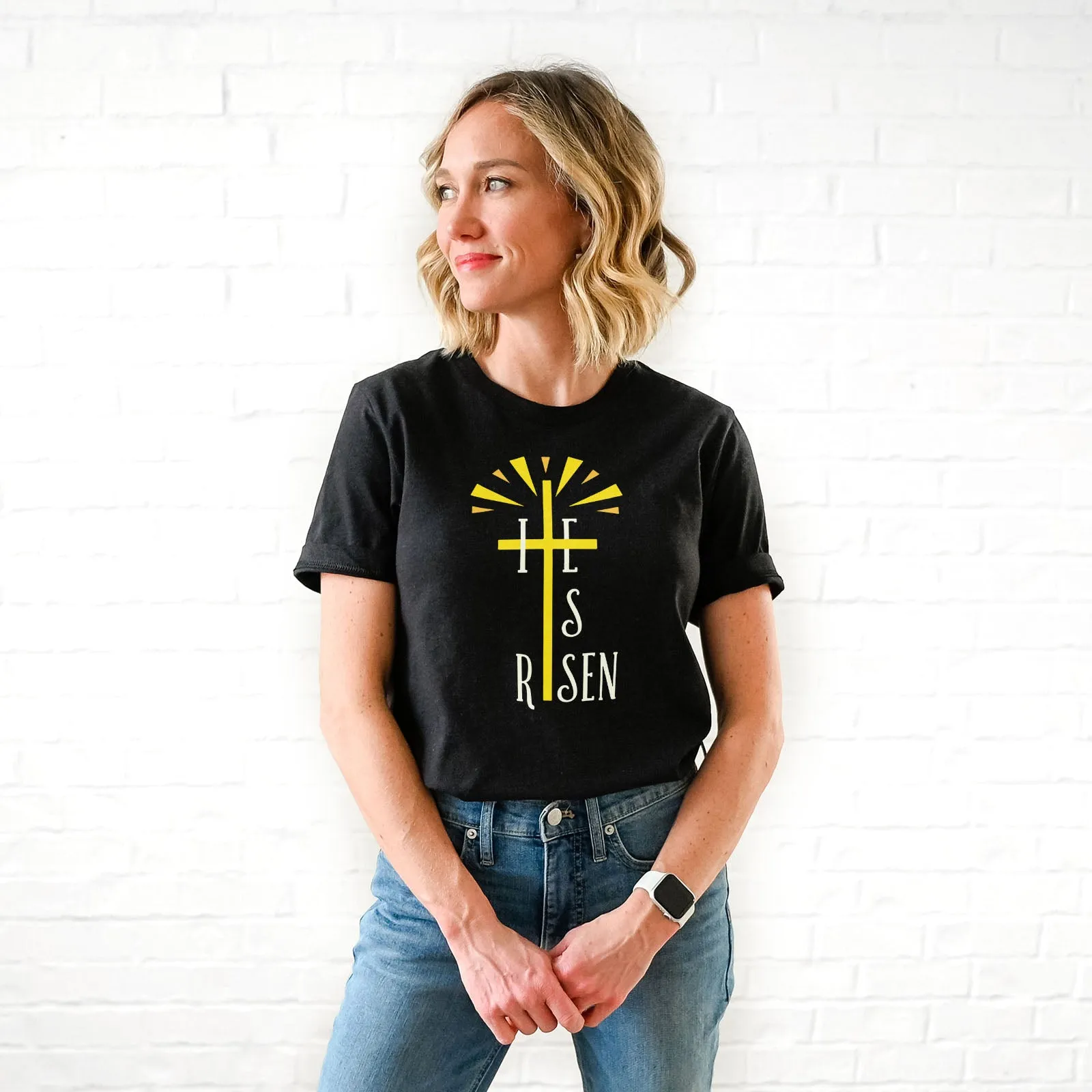 He Is Risen Tee