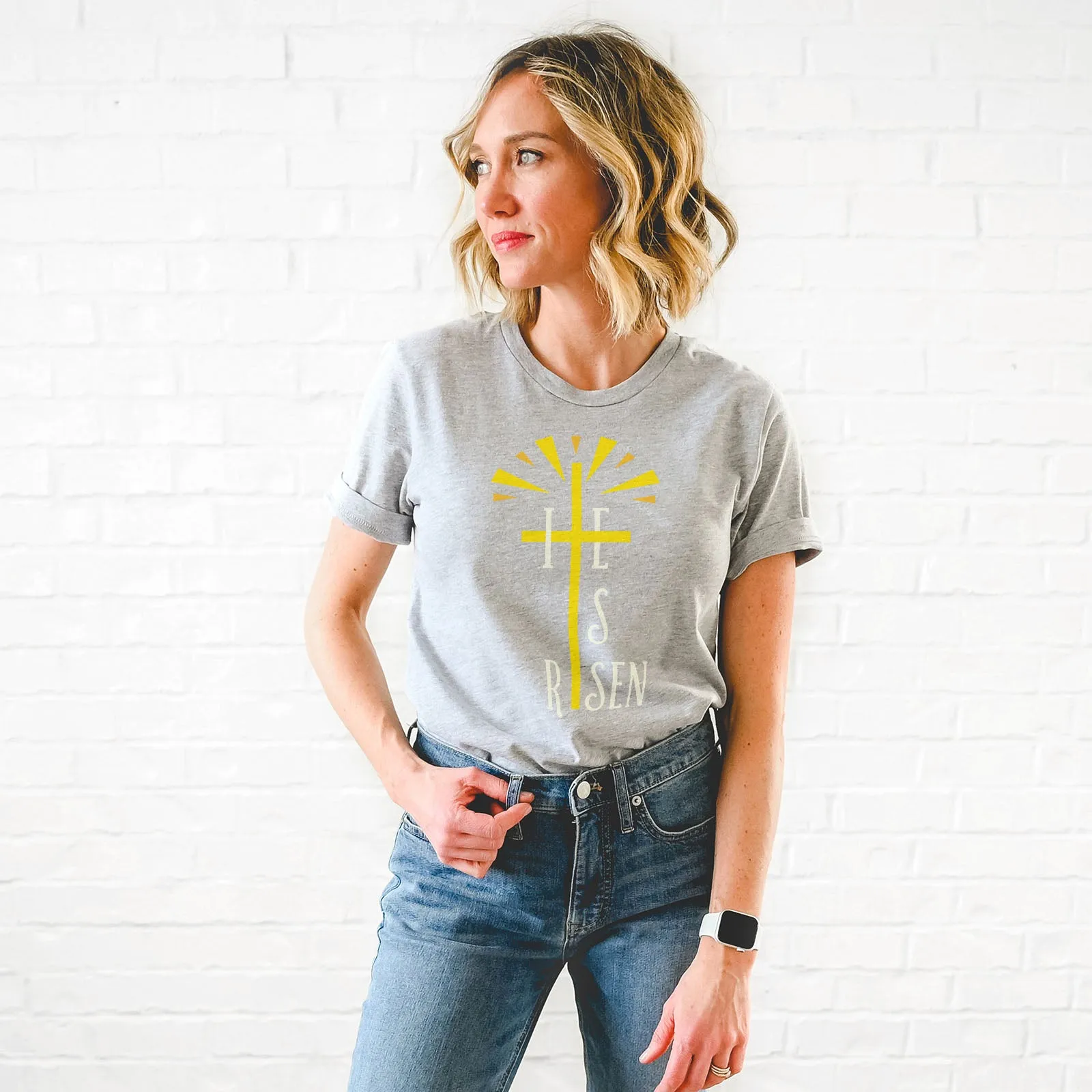 He Is Risen Tee