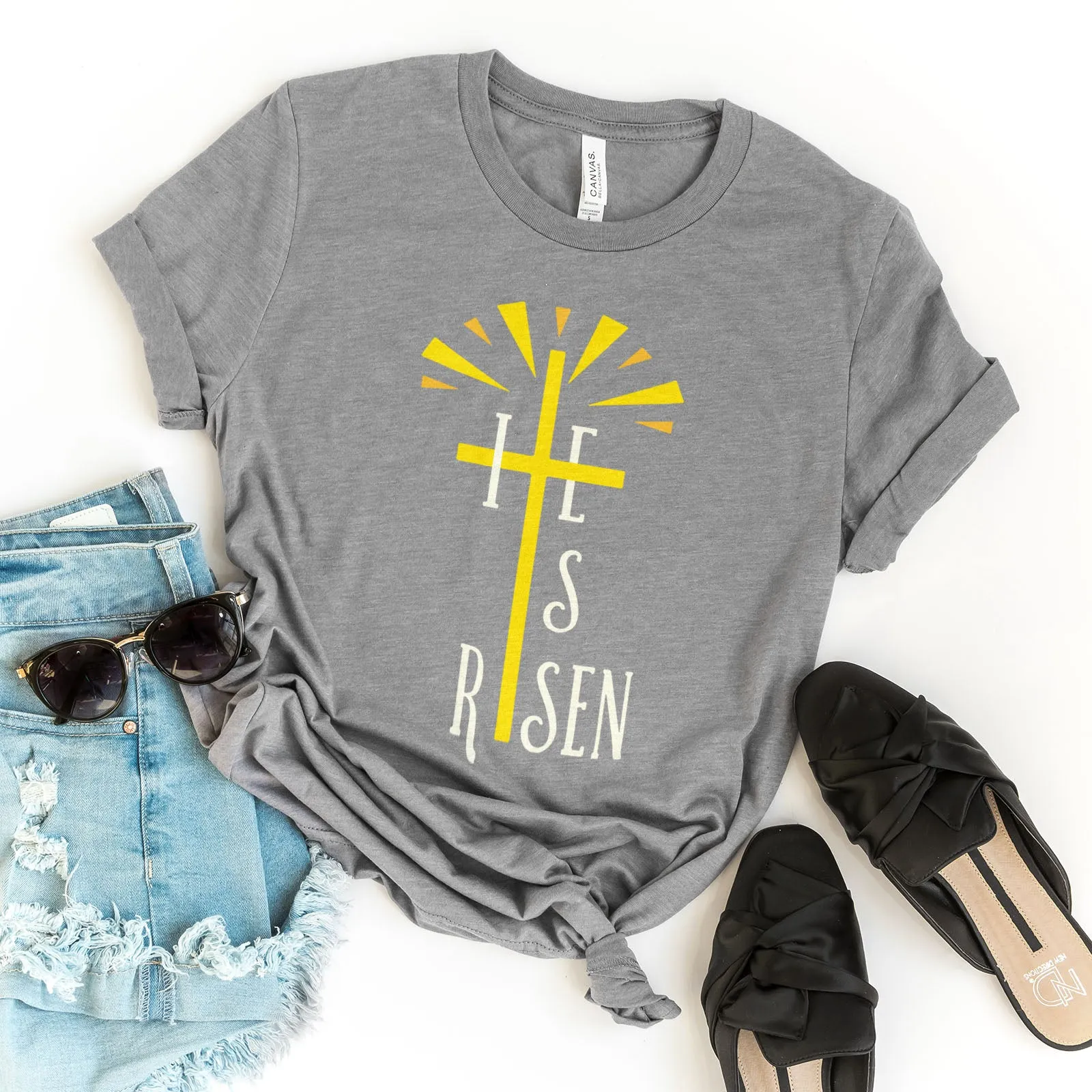 He Is Risen Tee