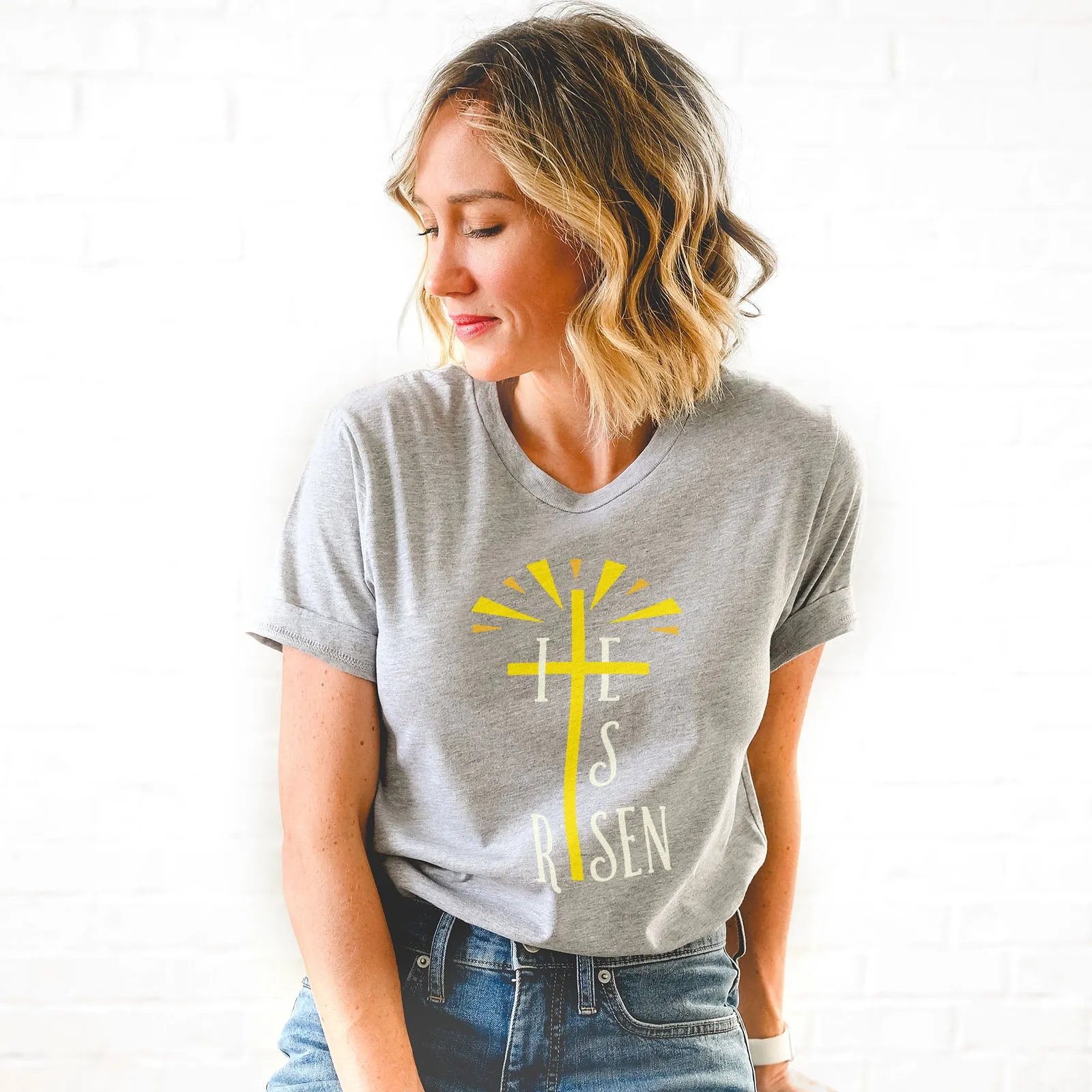 He Is Risen Tee