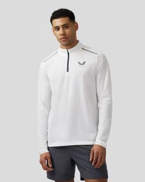 Heren Apex Aeromesh Quarter Zip - Wit