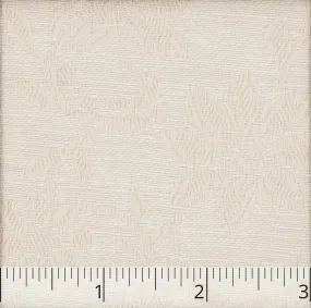 Ivory Floral Linen Damask - $16.00 yd.