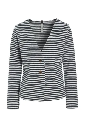 JACKET - 7167 - STRIPES B&W