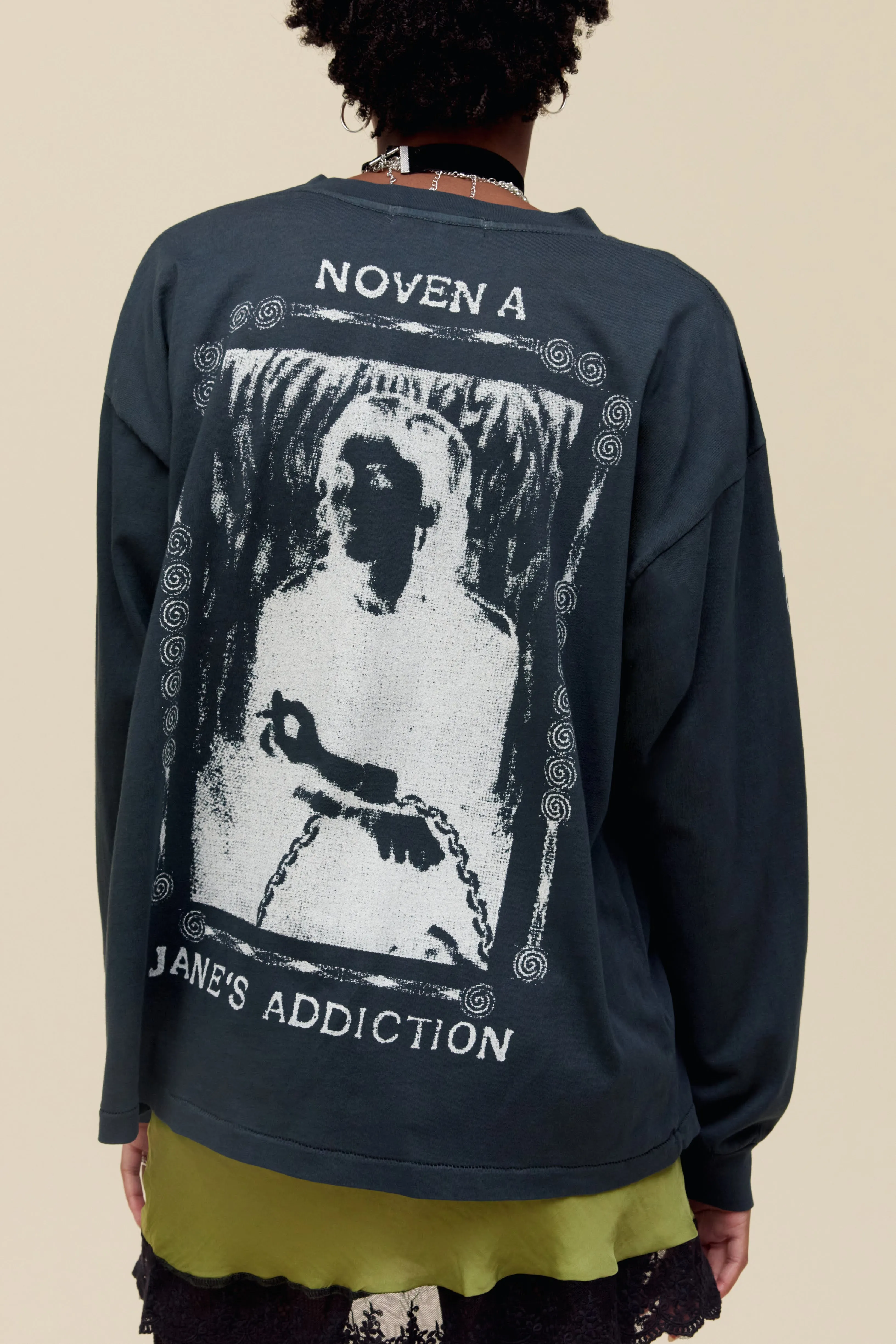 Jane's Addiction In Flames Merch Long Sleeve