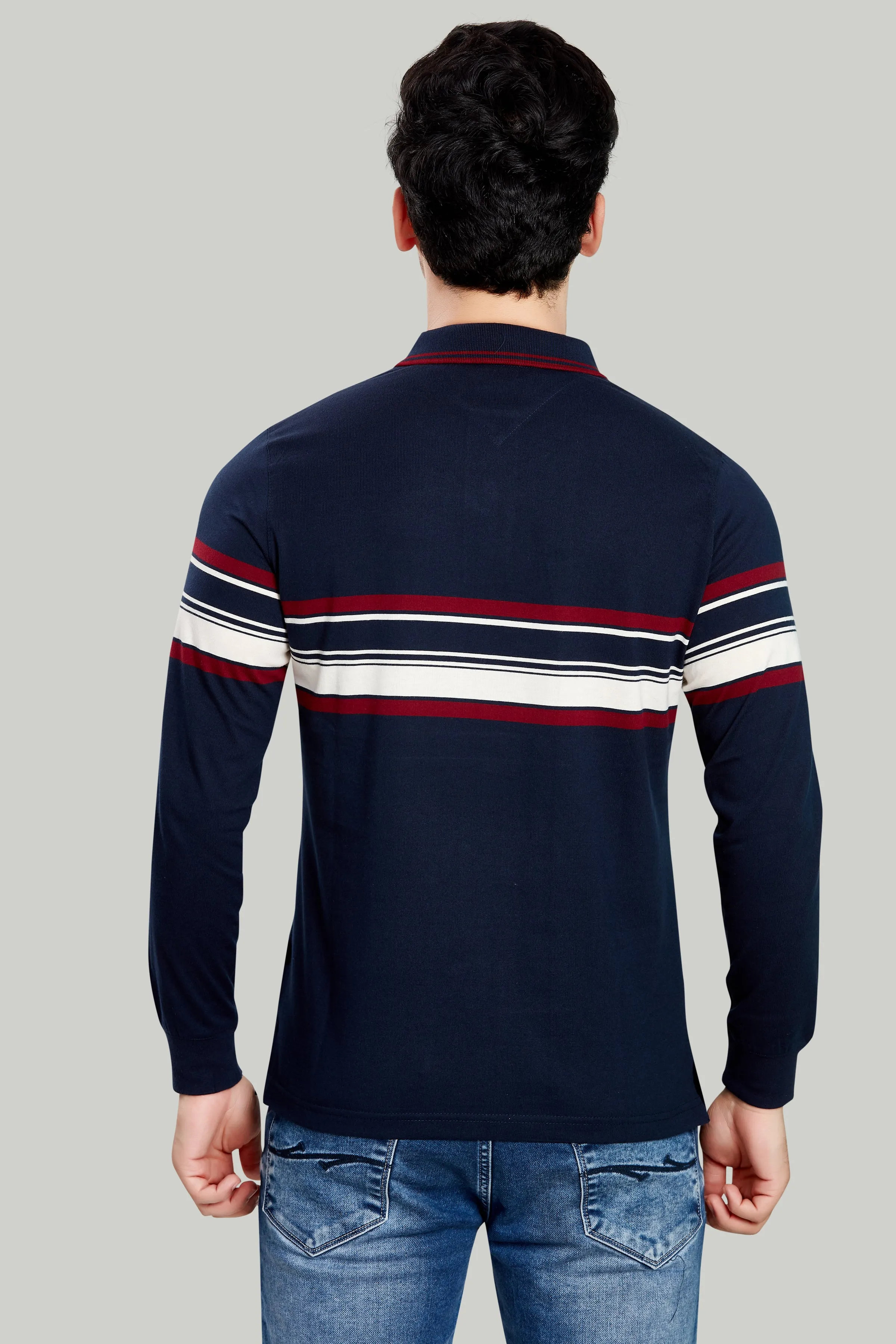 Jersey Stripe Polo