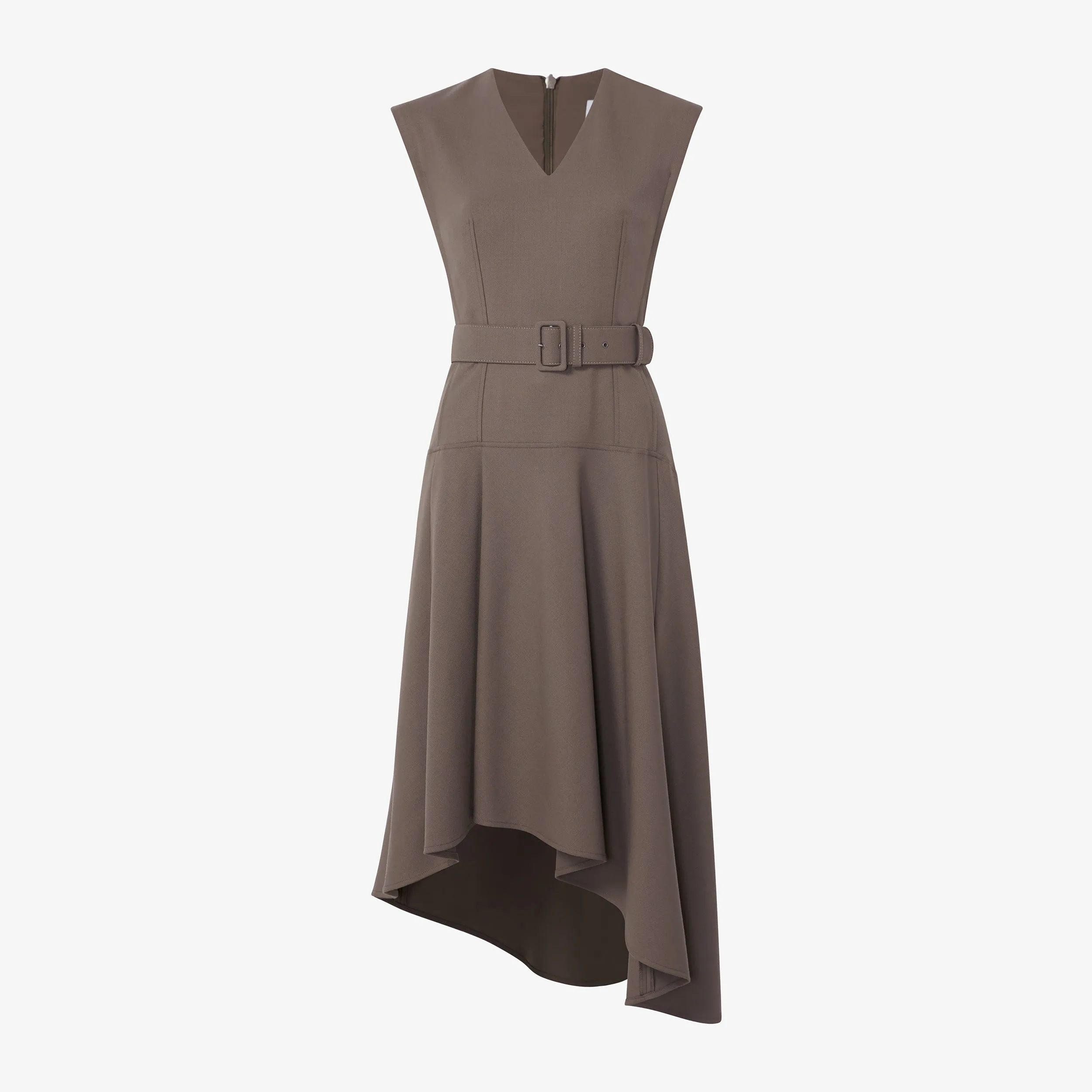 Kelsey Dress - Sharkskin :: Mink