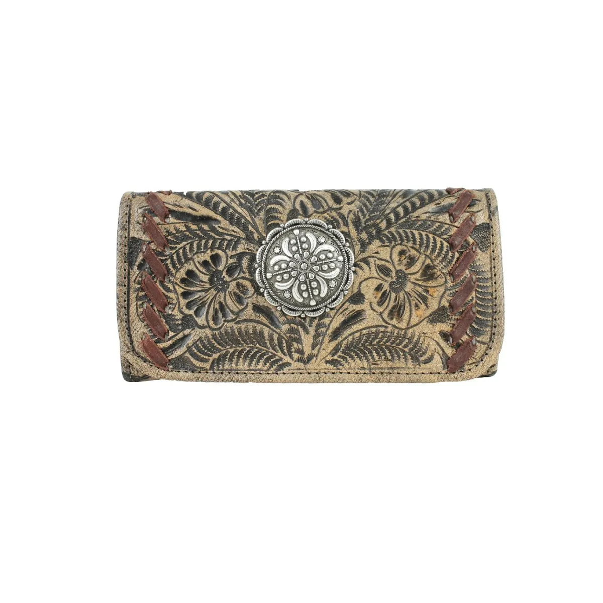 Lariats & Lace Ladies Tri-Fold Wallet