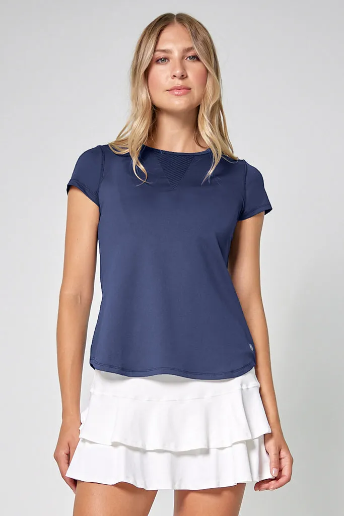 Lija Womens Elite Deep V Tee