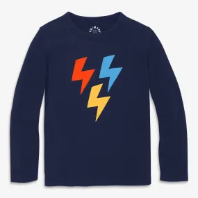 Long sleeve triple bolt tee