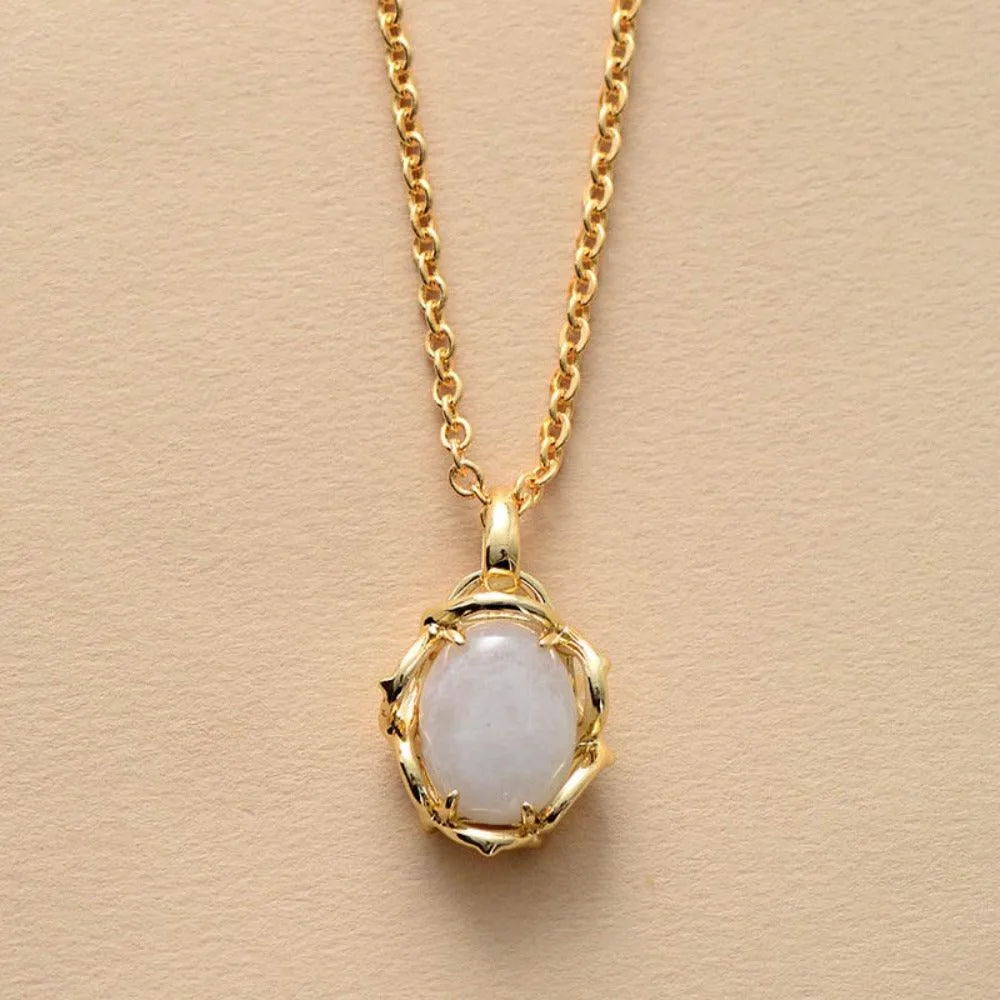 'Magarra' Moonstone Pendant Necklace