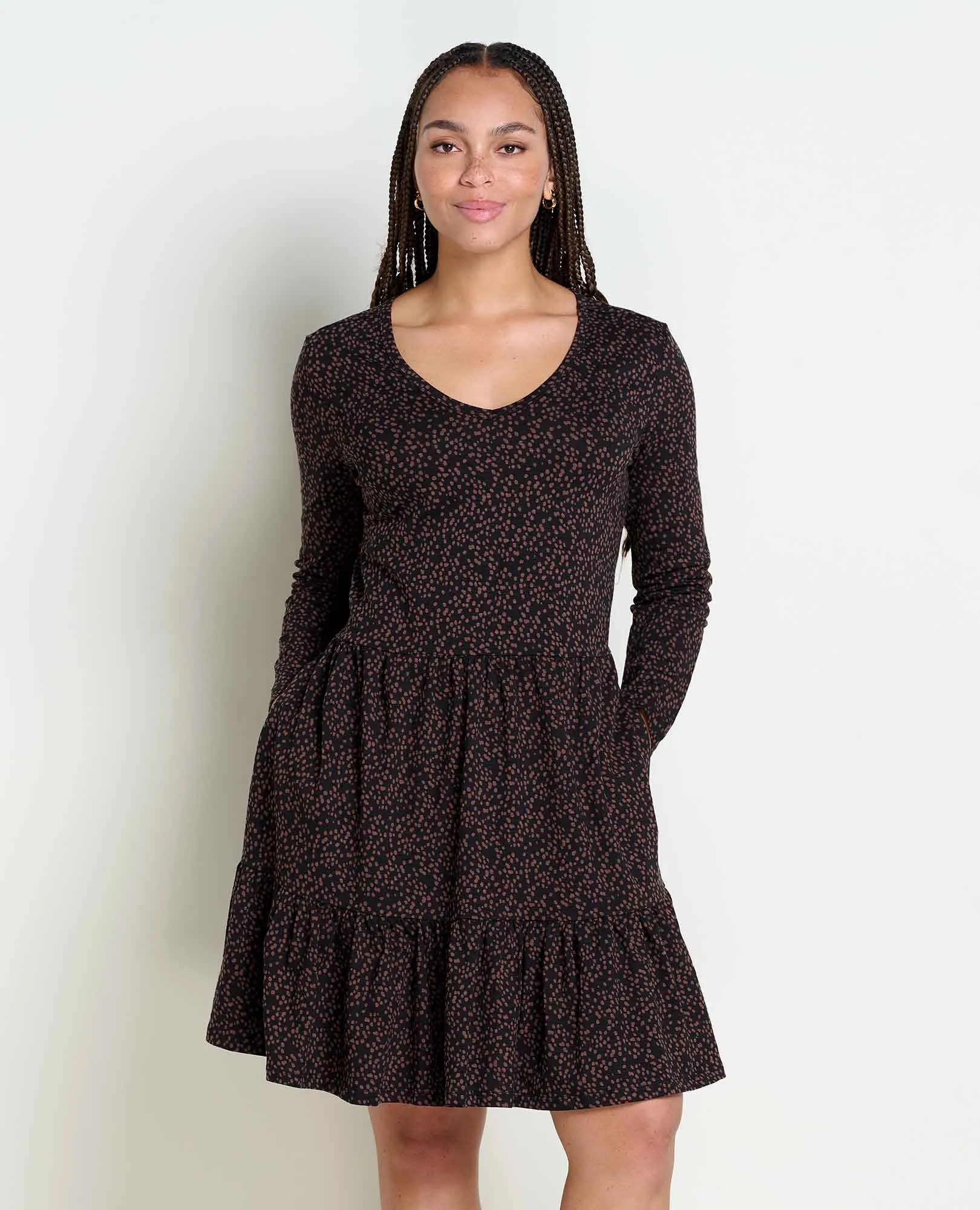 Marley Tiered Long Sleeve Dress