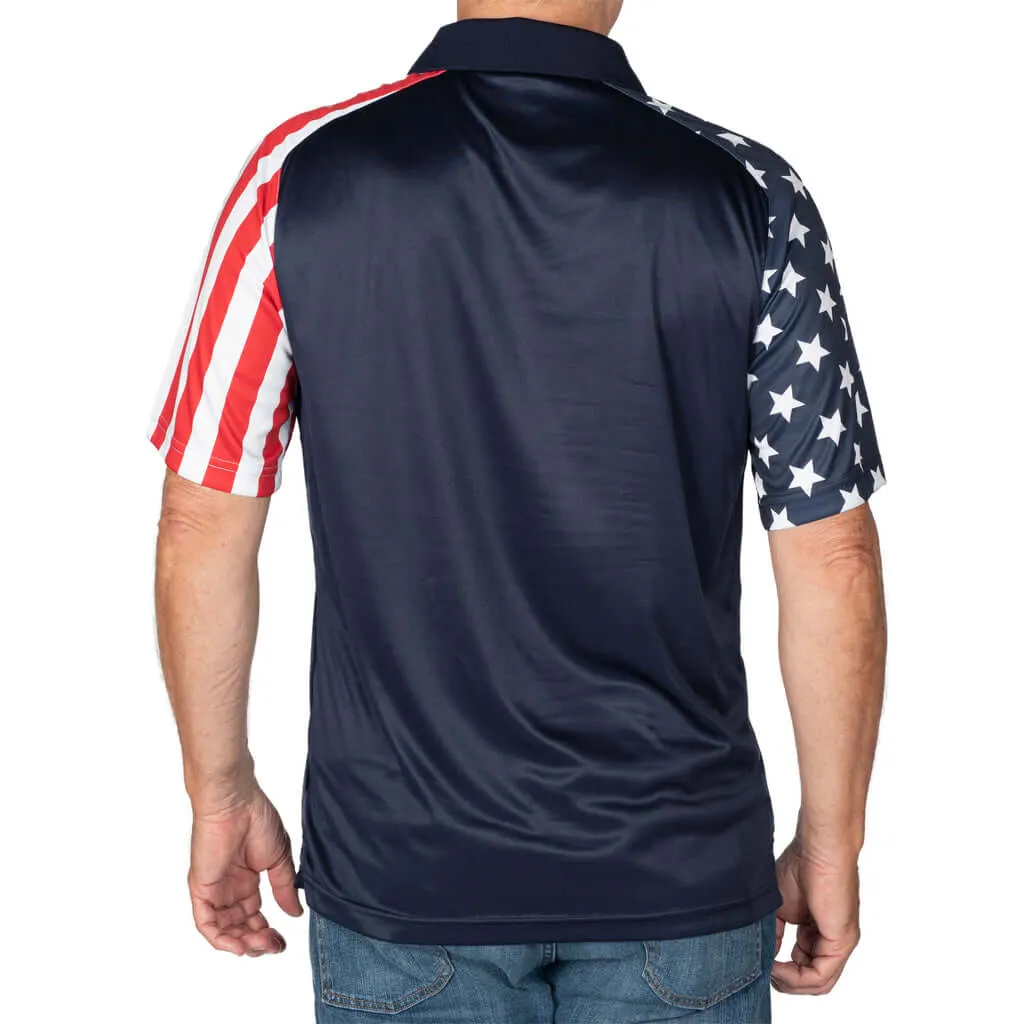 Men's Patriotic Performance Polo Bundle of 3 Shirts