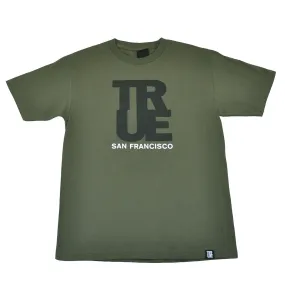 Mens True Logo SF T-Shirt Olive