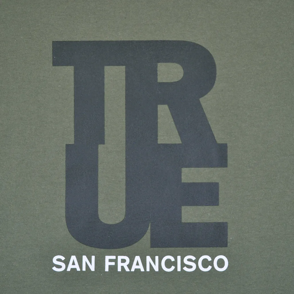 Mens True Logo SF T-Shirt Olive