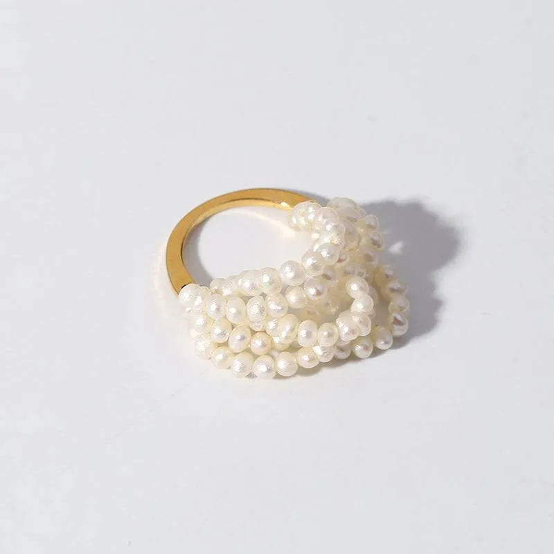 Multi-Layer Rice Pearl Cluster Ring