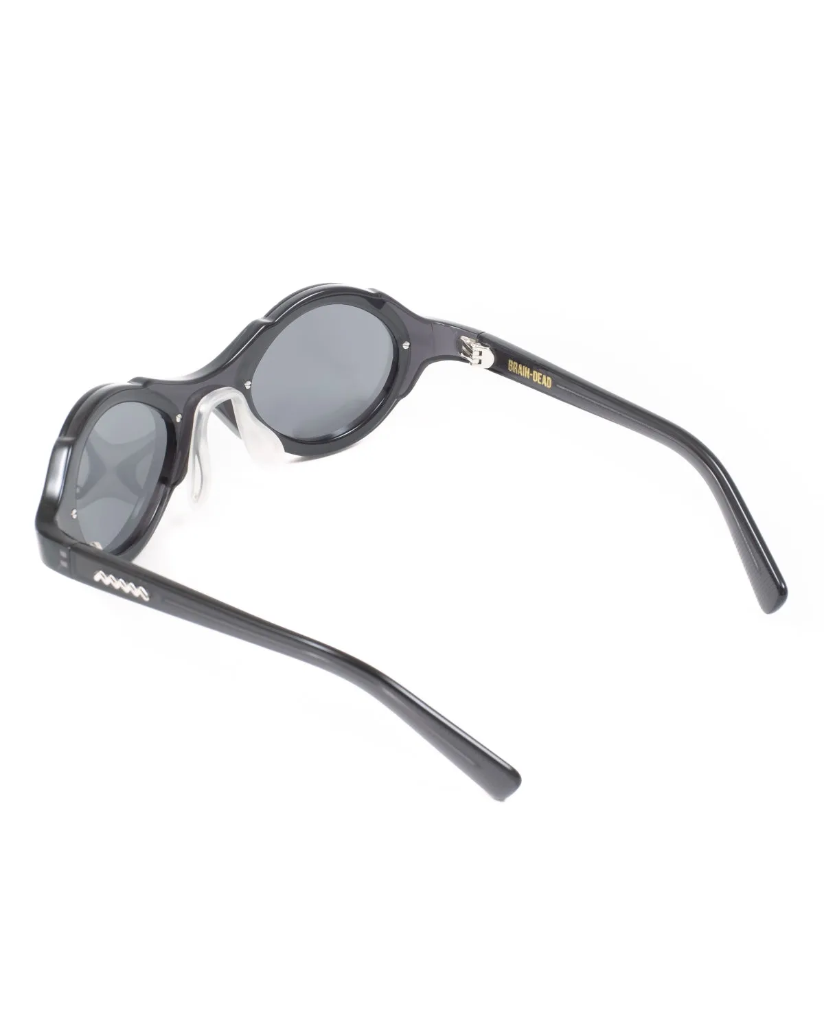 Mutant Post Modern Primitive Eye Protection - Black/Silver Reflective