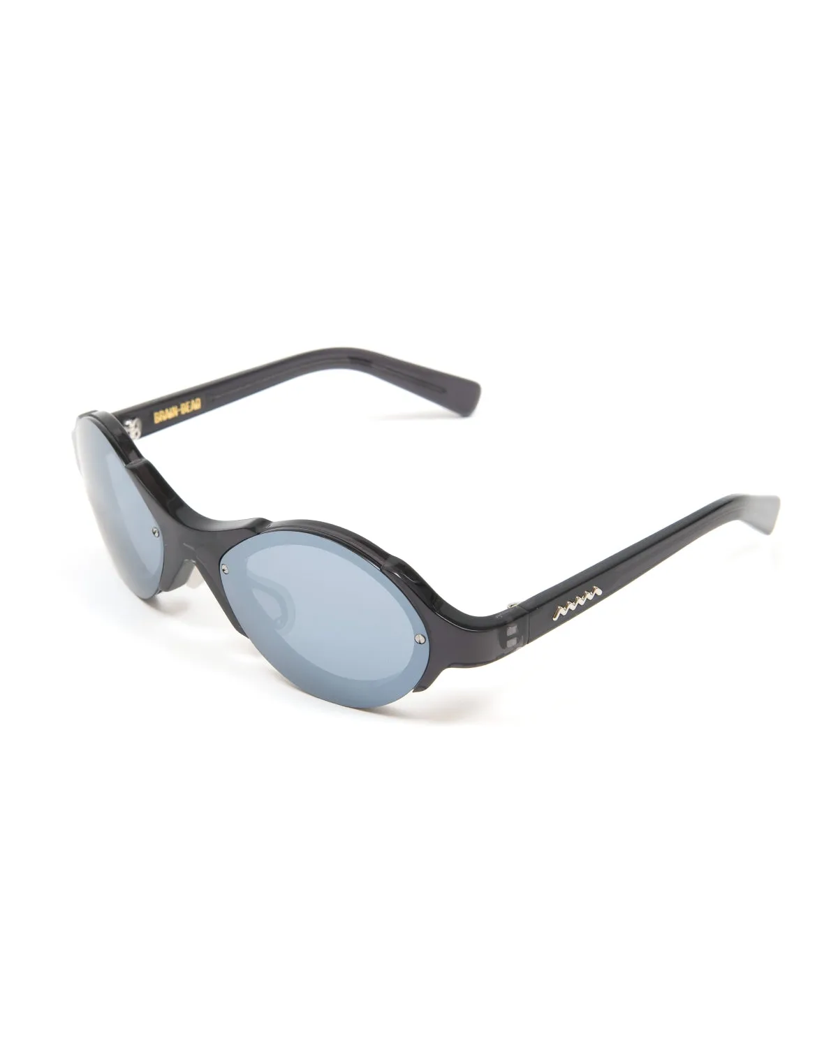 Mutant Post Modern Primitive Eye Protection - Black/Silver Reflective