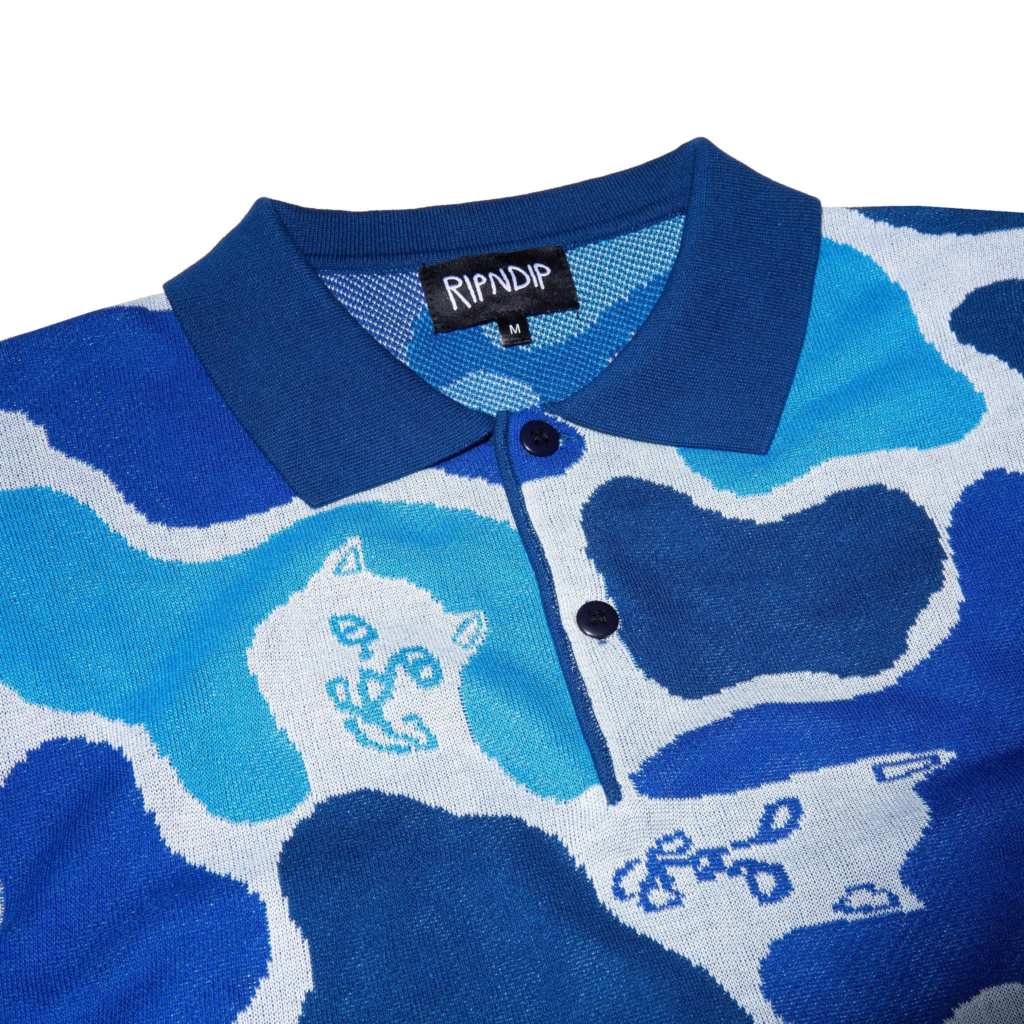 Nerm Camo Polo (Blue)