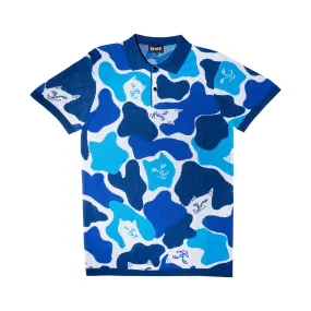 Nerm Camo Polo (Blue)