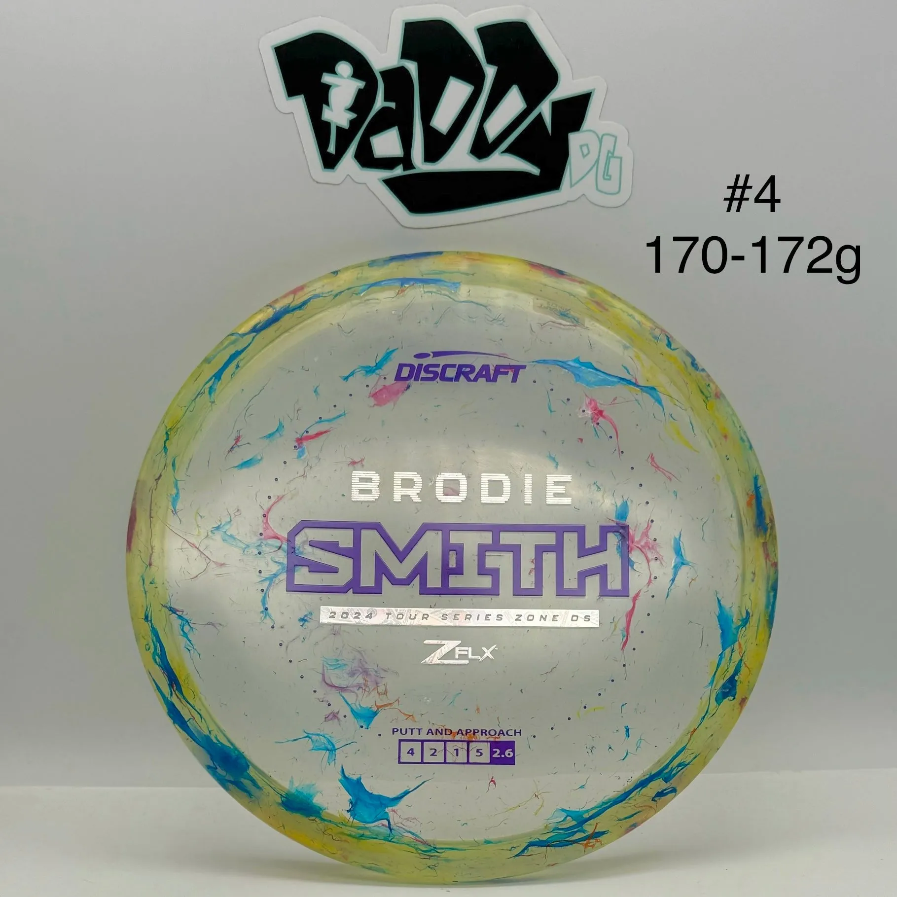 ****NEW Discraft Jawbreaker Z-Line Flx Zone OS 2024 Brodie Smith Putt & Approach