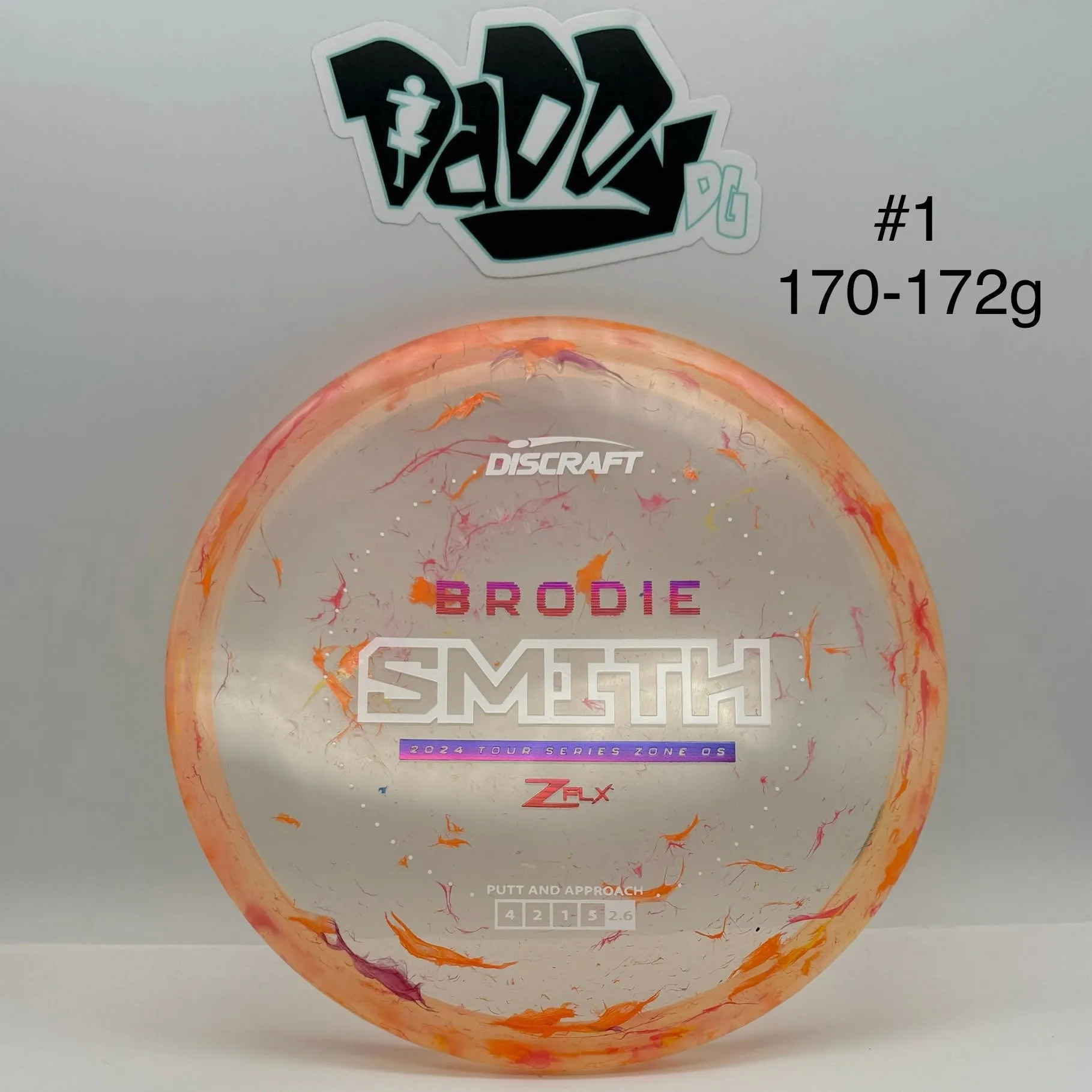 ****NEW Discraft Jawbreaker Z-Line Flx Zone OS 2024 Brodie Smith Putt & Approach