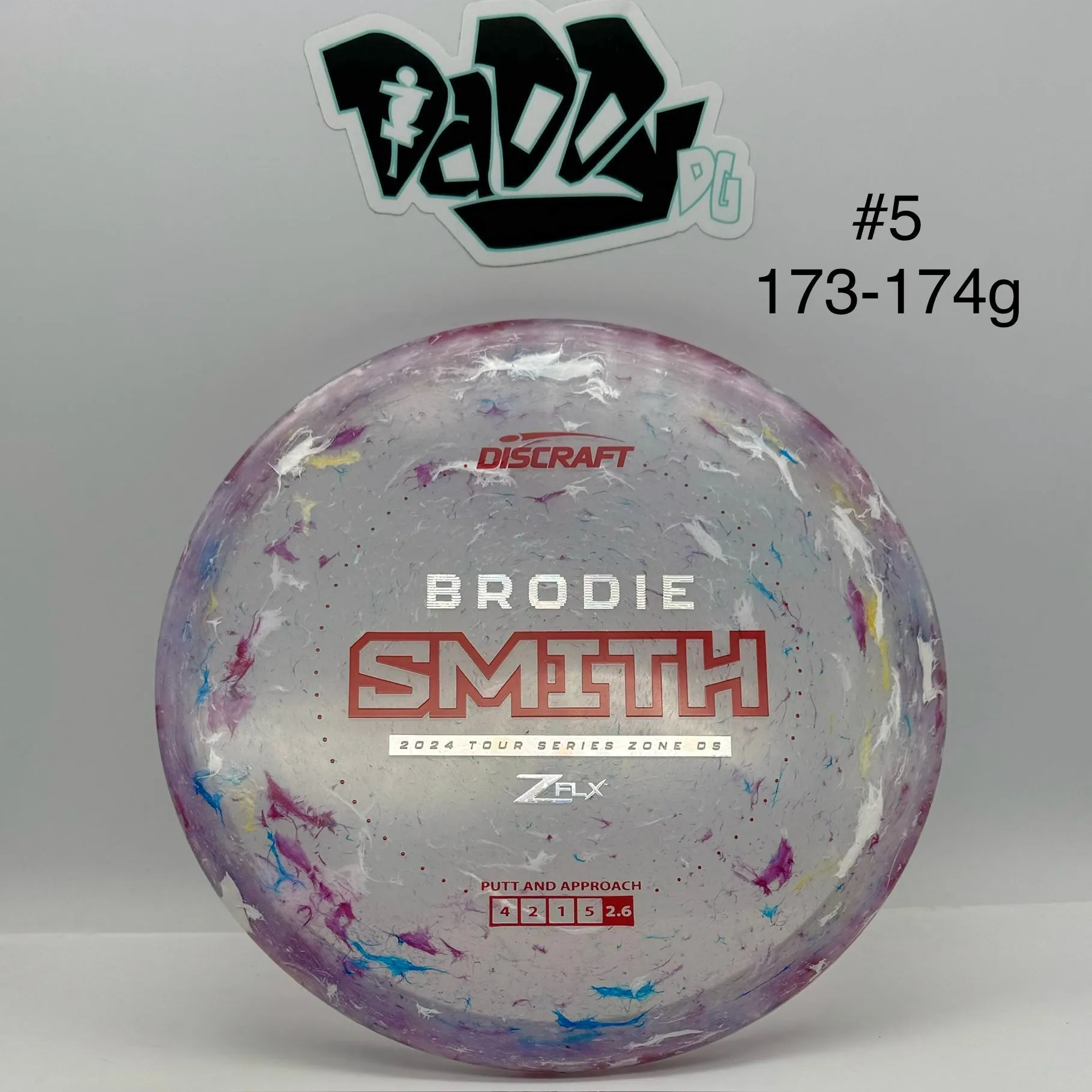 ****NEW Discraft Jawbreaker Z-Line Flx Zone OS 2024 Brodie Smith Putt & Approach