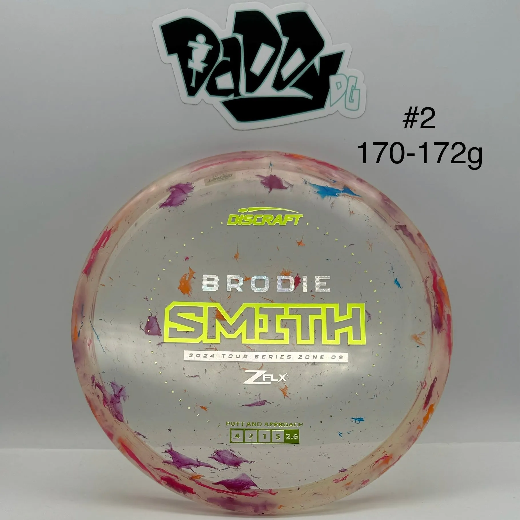 ****NEW Discraft Jawbreaker Z-Line Flx Zone OS 2024 Brodie Smith Putt & Approach